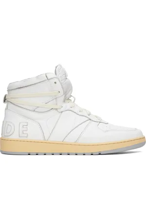 Rhude White Rhecess Hi Sneakers
