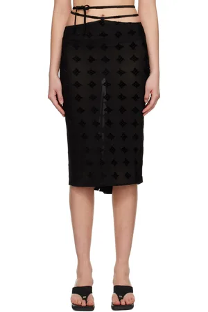 MISBHV Monogram Straps Midi Skirt