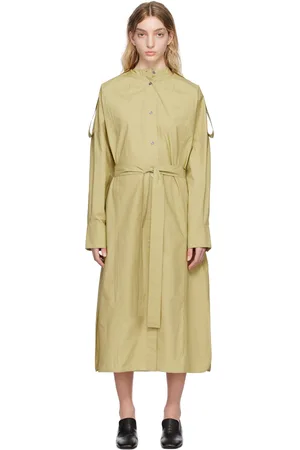 STUDIO NICHOLSON Green Itarsi Midi Dress