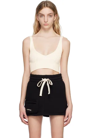 Halfboy Off-White V-Neck Tank Top