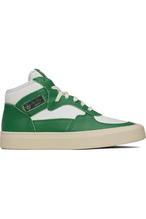 Rhude Green & White Cabriolets Sneakers