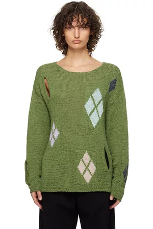 OPEN YY Argyle Sweater