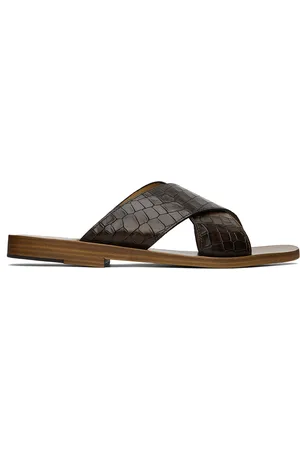 Rhude Brown Barths Sandals