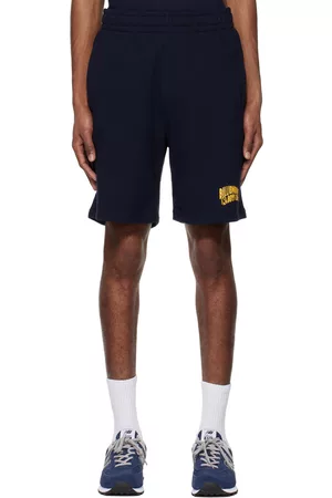 Billionaire Boys Club Navy Printed Shorts