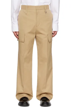 WOOYOUNGMI Beige Flap Pocket Cargo Pants