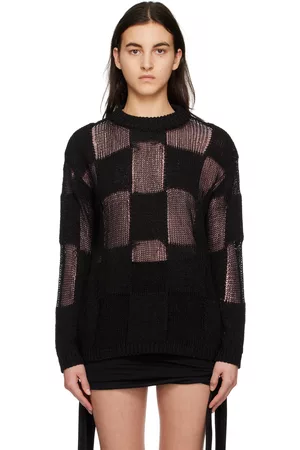 OPEN YY Check Sweater
