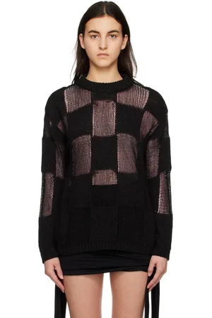 OPEN YY Check Sweater