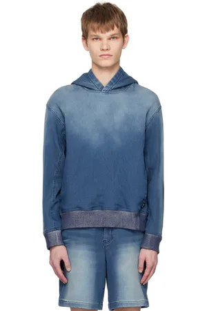 Solid Blue Gradient Hoodie