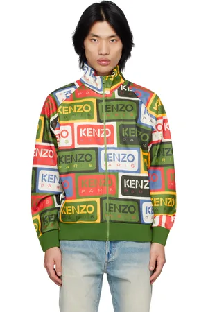 Kenzo Multicolor Paris ' Labels' Track Jacket
