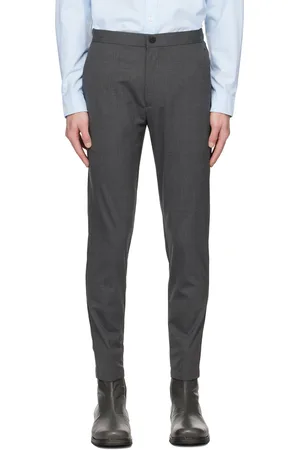THEORY Gray Terrance Trousers