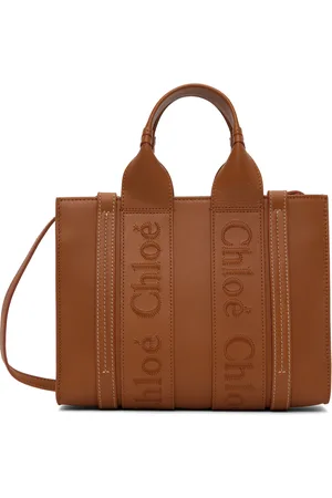 Chloé Brown Small Woody Tote