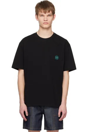Solid Men T-shirts - Black Printed T-Shirt