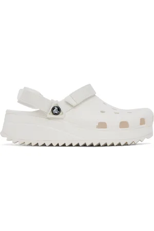 Crocs Men Casual Shoes - White Hiker Clogs