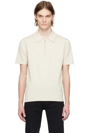 Tiger of Sweden Men Polo Shirts - Off-White Orbit Polo