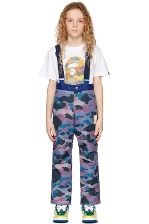 BAPE Kids Grid Camo Snow Pants