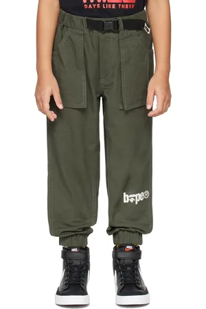 BAPE Kids Khaki Climbing Pants