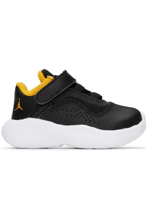 Nike Sneakers - Baby Black & Yellow Jordan 11 CMFT Sneakers