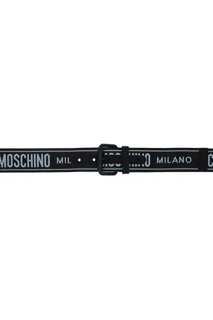 Moschino Black Tape Belt