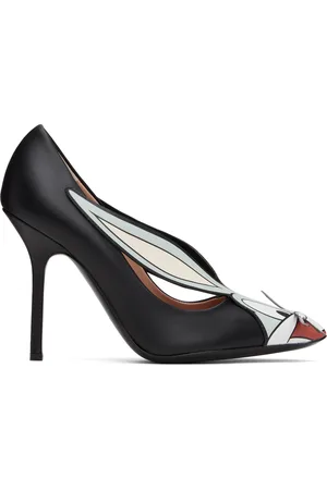 Moschino Black Lunar New Year Court Heels