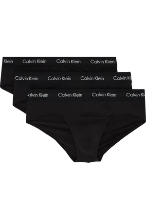 Calvin Klein Three-Pack Black Hip Briefs