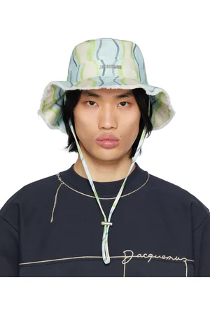 Jacquemus Green Le Raphia 'Le Bob Artichaut' Bucket Hat