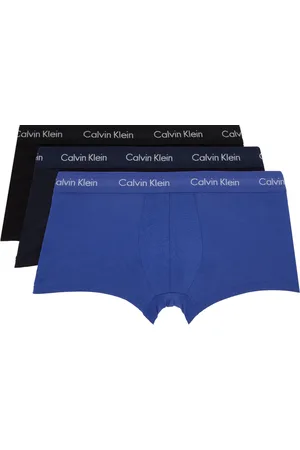 Calvin Klein Three-Pack Multicolor Low-Rise Boxer Briefs