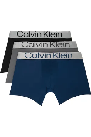 Calvin Klein Three-Pack Multicolor Reconsidered Steel Boxer Briefs
