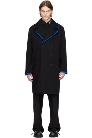 Moschino Black Bull Trench Coat