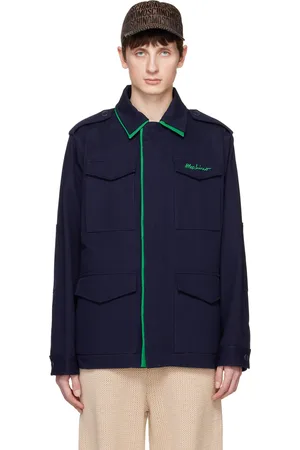 Moschino Navy Flap Pocket Jacket
