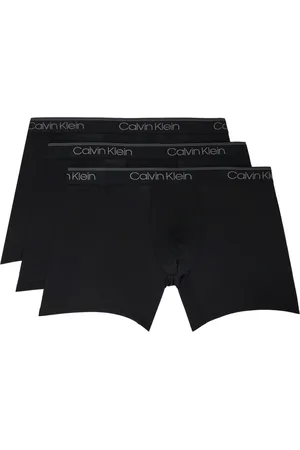 Calvin Klein Three-Pack Black Micro Boxer Briefs