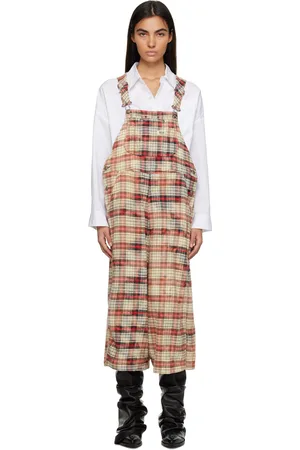 R13 Women Jumpsuits - Red Jumbo Overalls