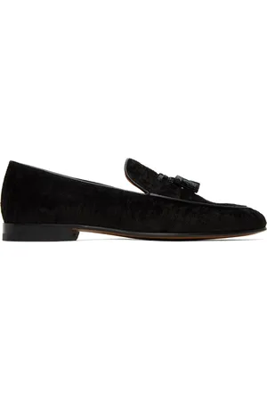 Tom Ford Men Loafers - Black Liam Tassel Loafers
