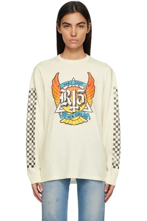 R13 Off-White Skate Long Sleeve T-Shirt