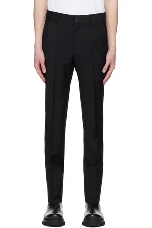 Givenchy Men Pants - Black Classic-Fit Trousers