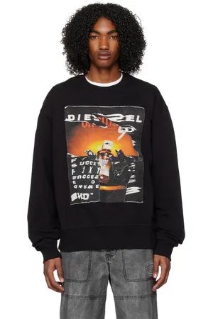 Diesel Black S-Macs-Poff Sweatshirt