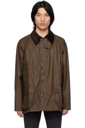 Barbour Men Outdoor Jackets - Brown Bedale Wax Jacket