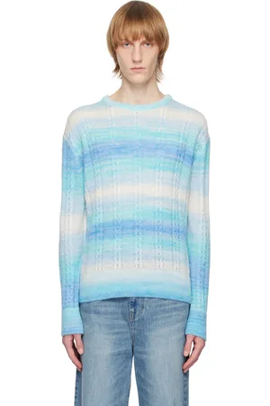 SYSTEM Blue Gradient Sweater