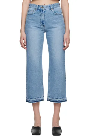 SYSTEM Blue Raw Edge Jeans