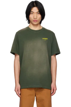 Alchemist Men T-shirts - Green 'Laundry Lab' T-Shirt