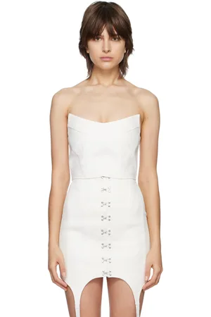 DION LEE White Convex Bustier
