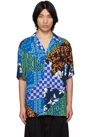 MARCELO BURLON Men Shirts - Multicolor Mix&Match Hawaii Shirt