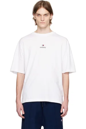 Tommy Hilfiger Men T-shirts - White 'New York' T-Shirt