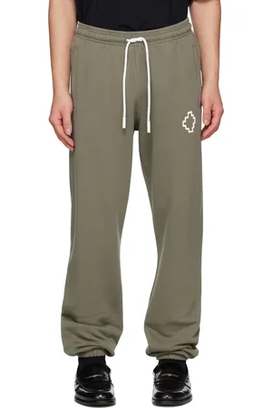 MARCELO BURLON Men Loungewear - Khaki Tempera Cross Lounge Pants