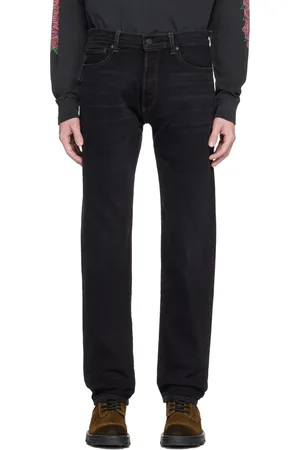 RE/DONE Black 60s Slim Jeans