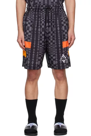 MARCELO BURLON Black Kappa Edition AOP Folk Shorts