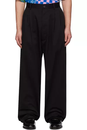 MARCELO BURLON Black Cross Trousers