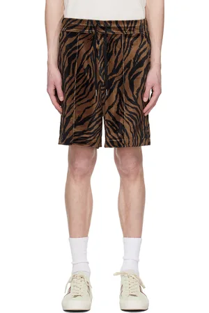 Tom Ford Brown Zebra Shorts