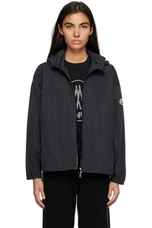 Moncler Women Rainwear - Black Tyx Rain Jacket