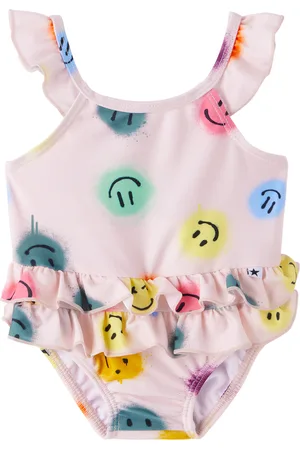 Molo Baby Swimsuits - Baby Pink Nalani One-Piece Swimsuit