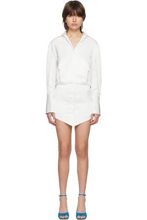The Attico White Silvye Minidress